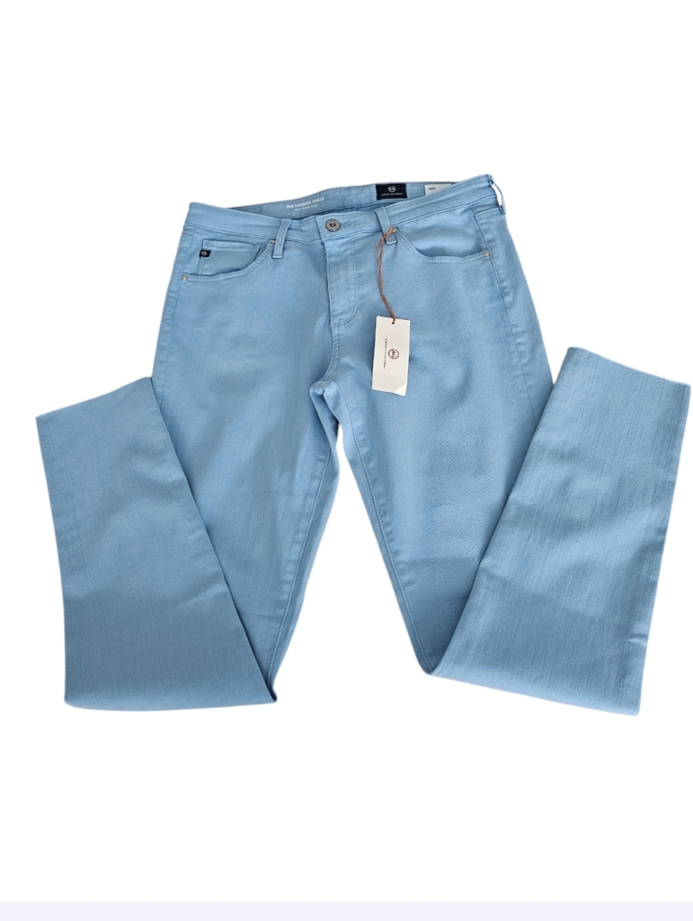 NWT AG Adriano Goldschmied Light Blue Sky Skinny Jeans Size 29 - Picture 3 of 10
